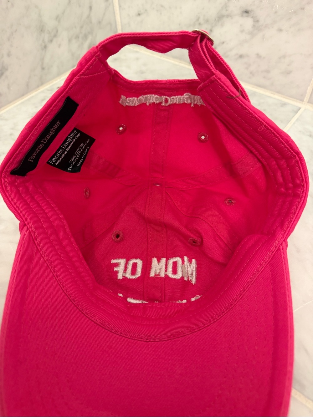 'Mom of the Year' Baseball Cap - Picture 3 of 3